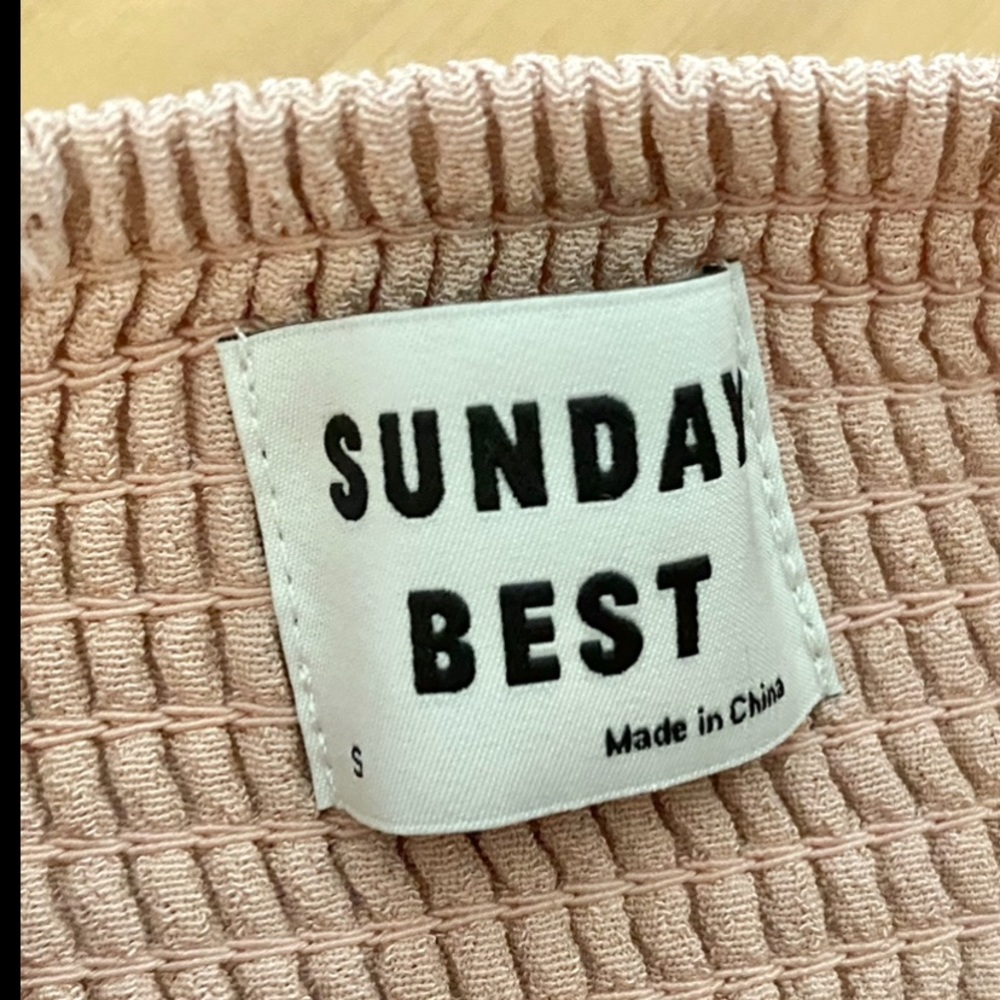 Aritzia sunday best delilah longsleeve dress pink - Picture 7 of 11